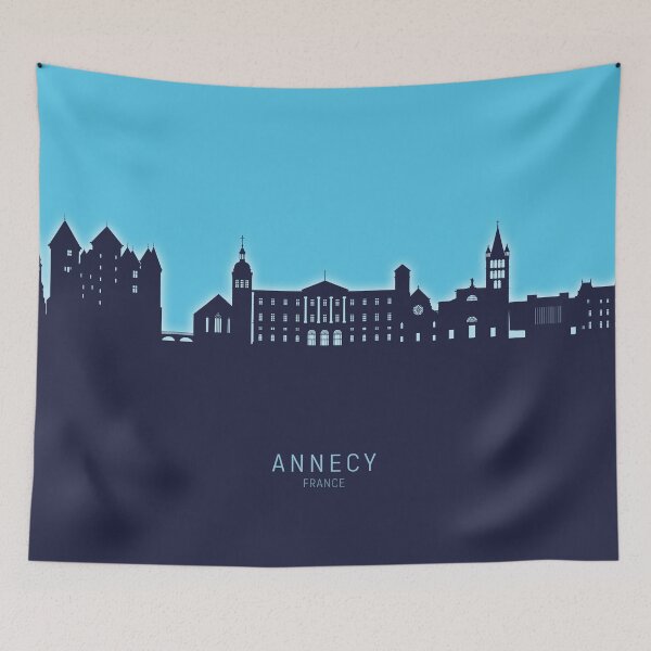 Item preview, Annecy France Skyline designed and sold by ArtPrints.