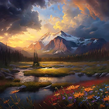 Artwork thumbnail, Alaskan Spring Morning by SolarArchitect
