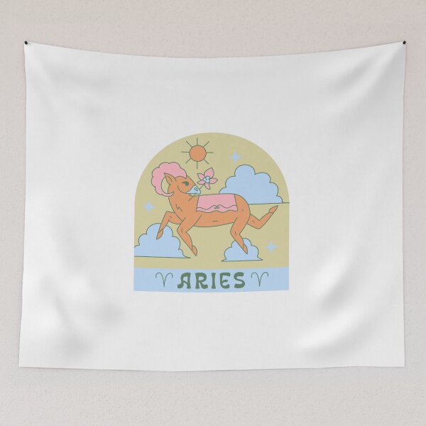 Item preview, Psychedelic Aries Illustration zodiac designed and sold by JAG2B.