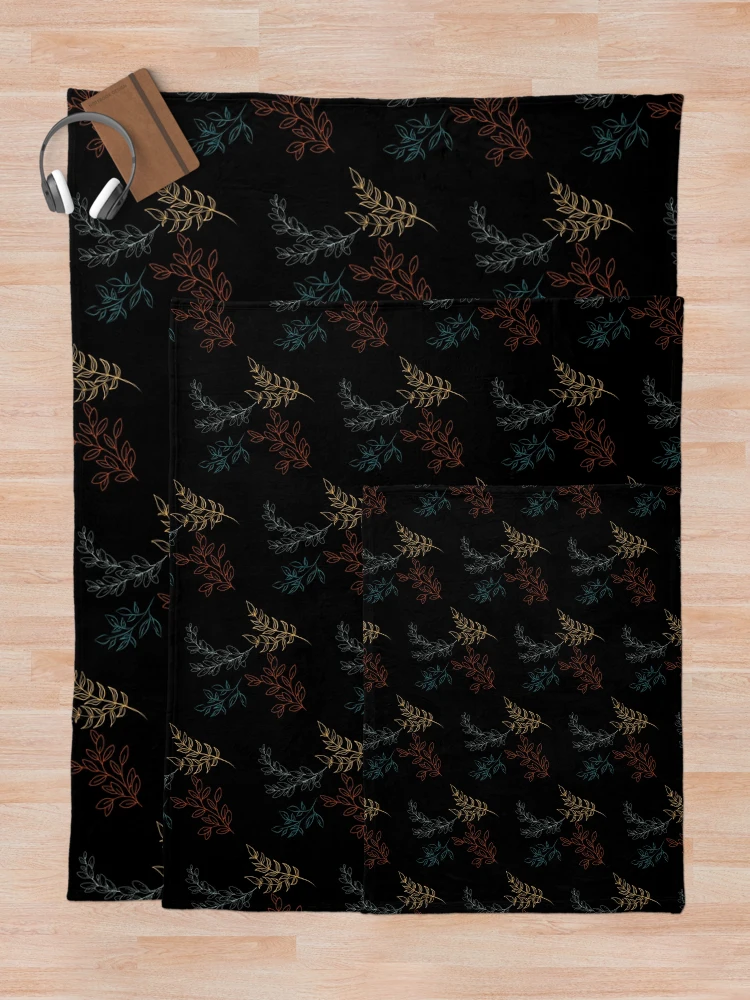 Thumbnail 5 of 6, Throw Blanket, LeafPattern designed and sold by Randy403.