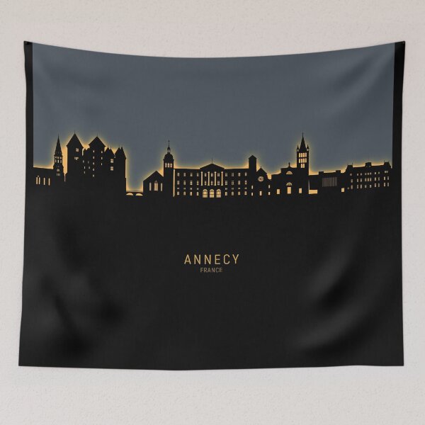 Item preview, Annecy France Skyline designed and sold by ArtPrints.