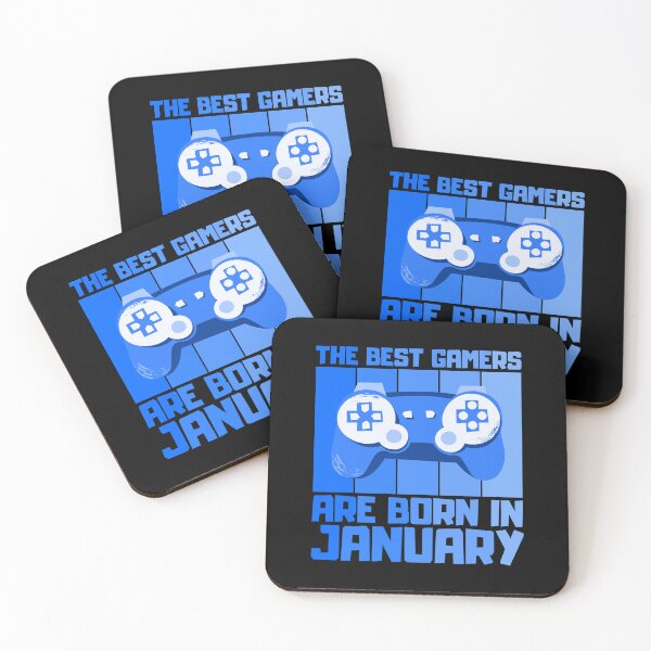Item preview, The Best Gamers Are Born In January Gamer Birthday idea designed and sold by FNStuff.