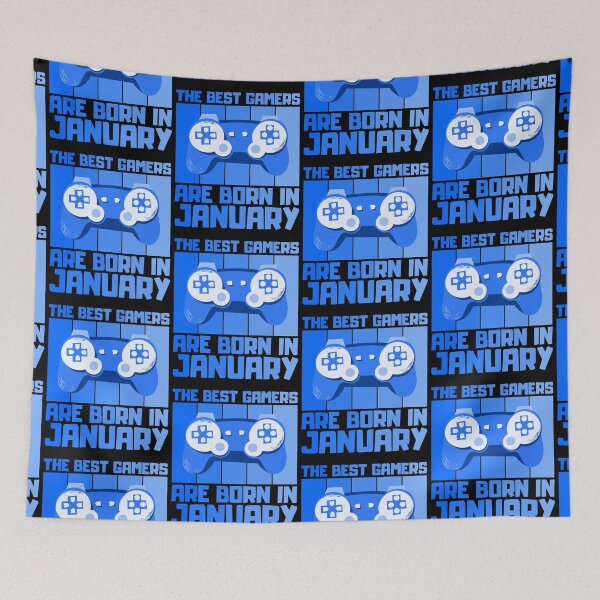 Item preview, The Best Gamers Are Born In January Gamer Birthday idea designed and sold by FNStuff.