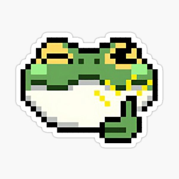 Unique Stickers for Sale - Pixels