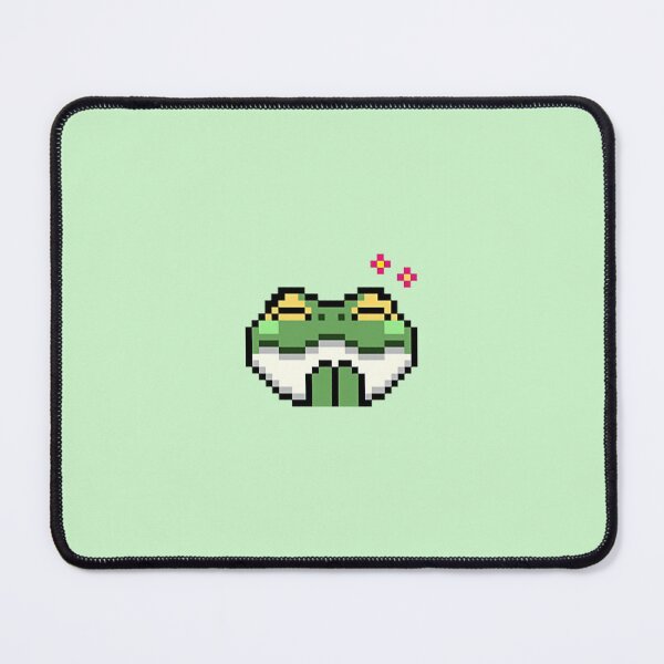 Item preview, Cute frog pixel art emoji 04 designed and sold by travelgorgor.