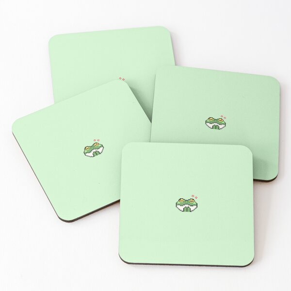 Item preview, Cute frog pixel art emoji 04 designed and sold by travelgorgor.