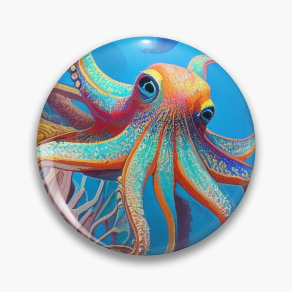 Item preview, Vivid octopus (#04) [Create a set!] designed and sold by SolidEarthArt.