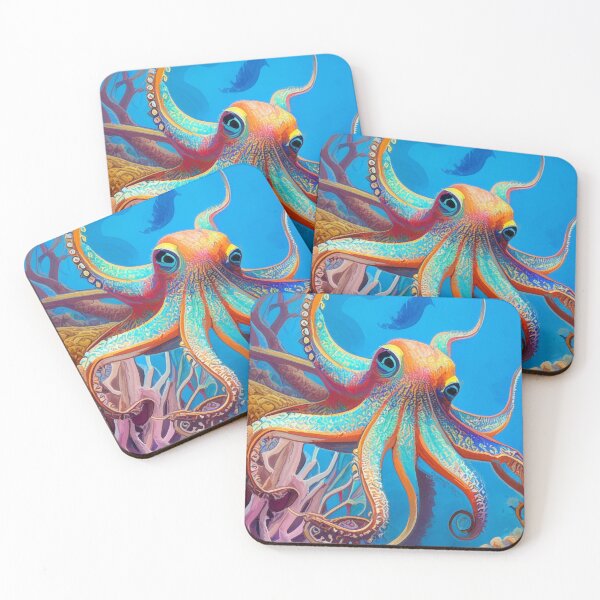 Item preview, Vivid octopus (#04) [Create a set!] designed and sold by SolidEarthArt.