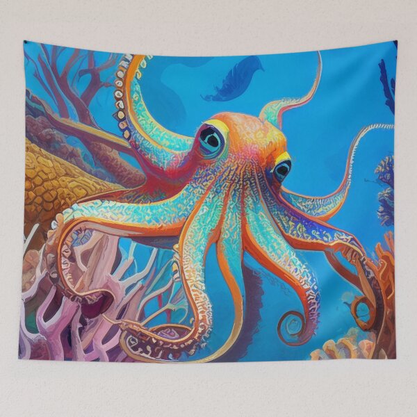 Item preview, Vivid octopus (#04) [Create a set!] designed and sold by SolidEarthArt.