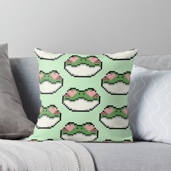 Item preview, Cute frog pixel art emoji 12 designed and sold by travelgorgor.