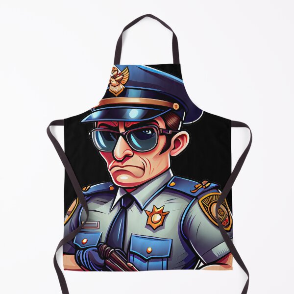 Item preview, Cool Cartoon Badass Policeman designed and sold by Piotrek0001.