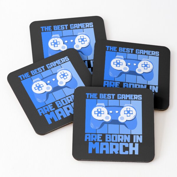 Item preview, The Best Gamers Are Born In March Gamer Birthday idea designed and sold by FNStuff.