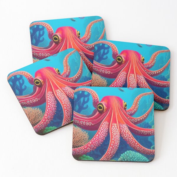 Item preview, Vivid octopus (#05) [Create a set!] designed and sold by SolidEarthArt.