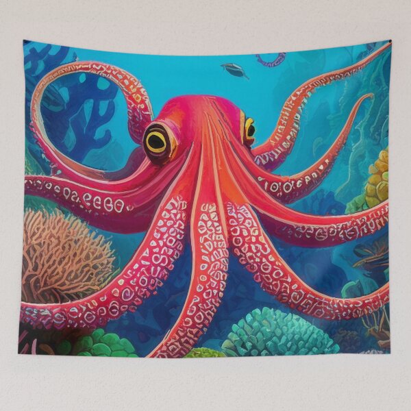 Item preview, Vivid octopus (#05) [Create a set!] designed and sold by SolidEarthArt.