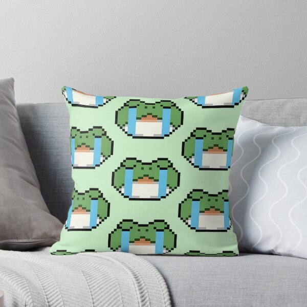 Item preview, Cute frog pixel art emoji 14 designed and sold by travelgorgor.