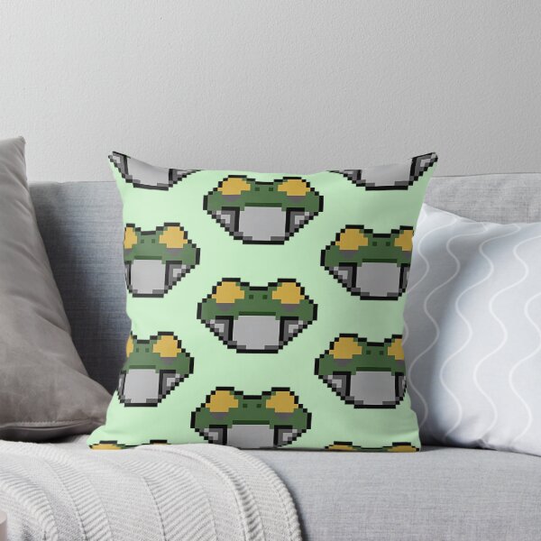 Item preview, Cute frog pixel art emoji 15 designed and sold by travelgorgor.