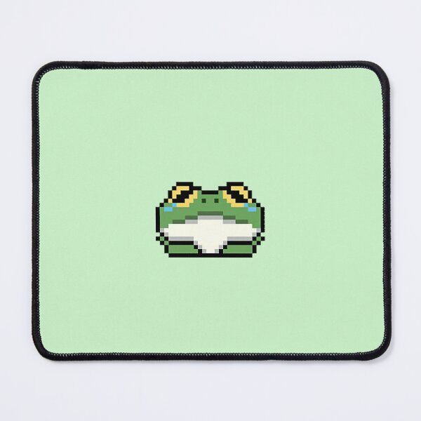 Item preview, Cute frog pixel art emoji 18 designed and sold by travelgorgor.