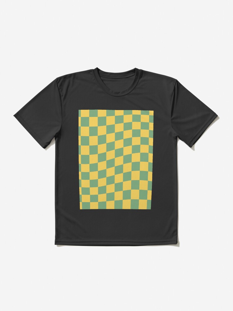 black and yellow checkered vans shirt