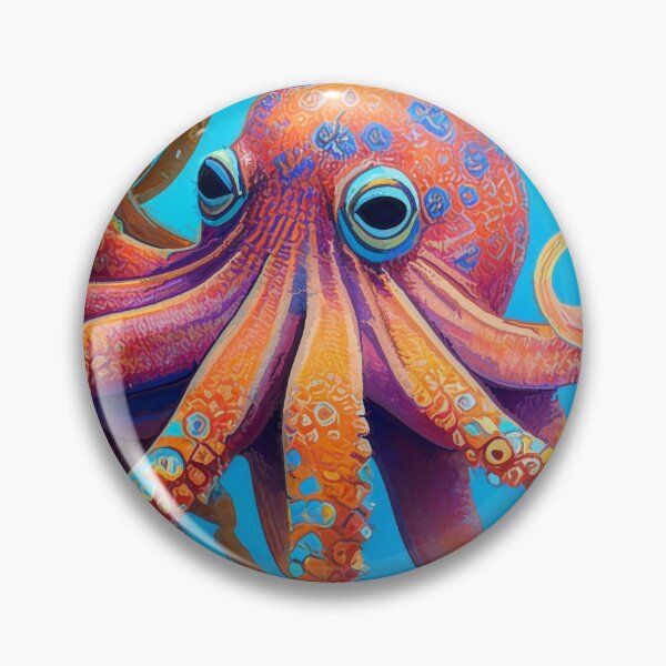 Item preview, Vivid octopus (#06) [Create a set!] designed and sold by SolidEarthArt.