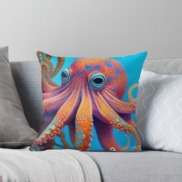 Aperçu de l'œuvre Vivid octopus (#06) [Créez un set !] créée et vendue par SolidEarthArt.