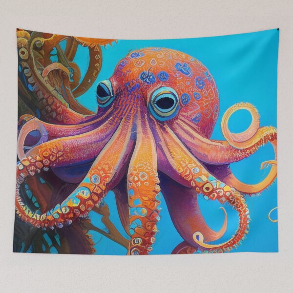 Item preview, Vivid octopus (#06) [Create a set!] designed and sold by SolidEarthArt.