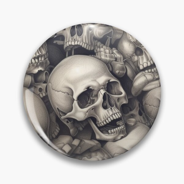 Item preview, Pile of skulls pencil drawn designed and sold by MAF_Merch.