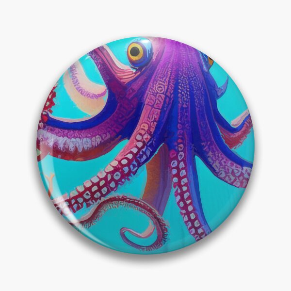 Item preview, Vivid octopus (#07) [Create a set!] designed and sold by SolidEarthArt.