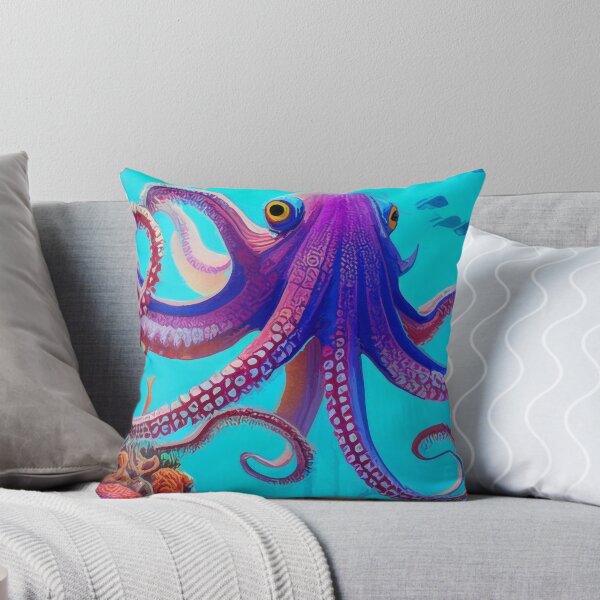 Aperçu de l'œuvre Vivid octopus (#07) [Créez un set !] créée et vendue par SolidEarthArt.