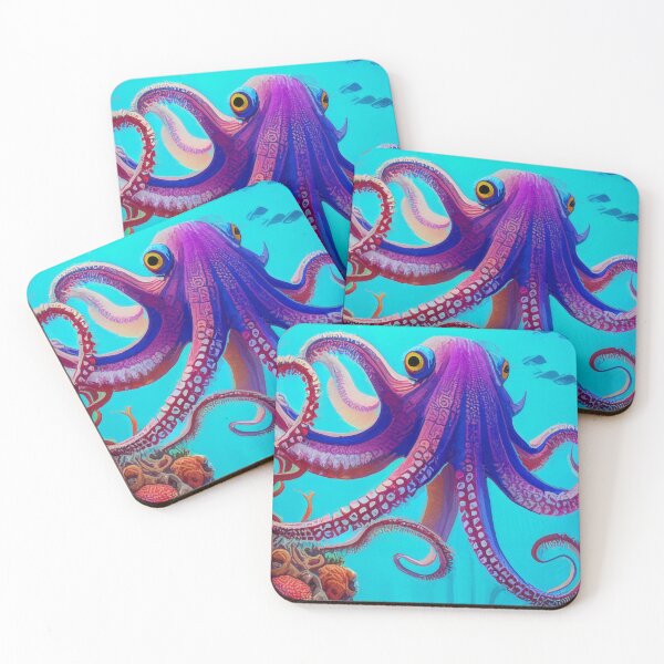 Item preview, Vivid octopus (#07) [Create a set!] designed and sold by SolidEarthArt.