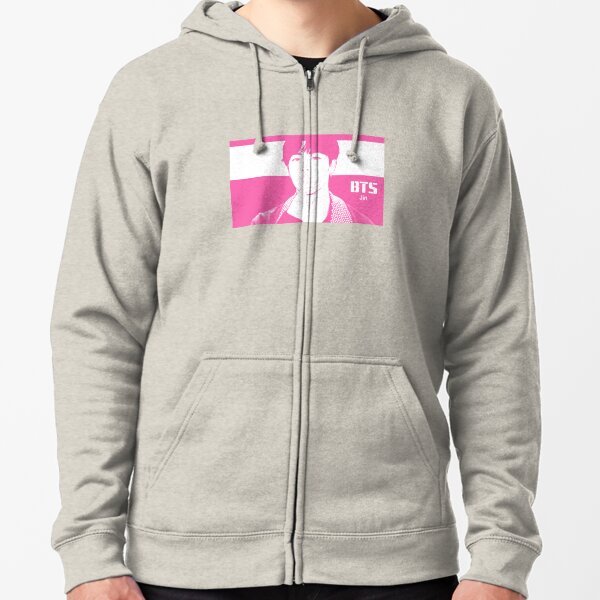 bts hoodie pink