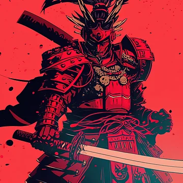 Artwork thumbnail, Red Samurai by RockingPandS