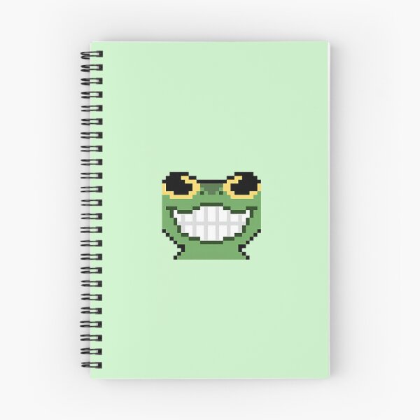 Item preview, Cute frog pixel art emoji 30 designed and sold by travelgorgor.