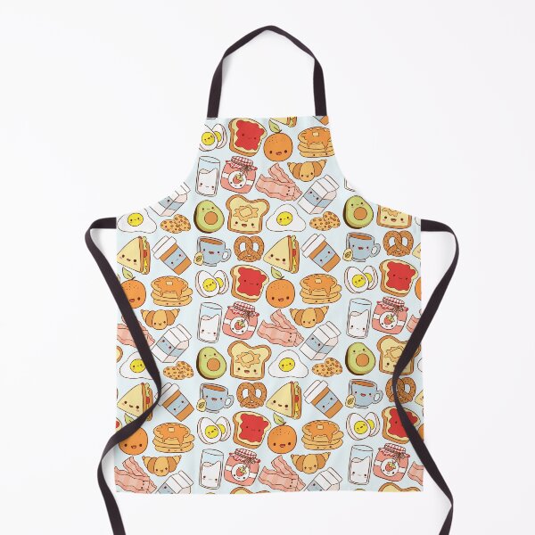 Item preview, Kawaii breakfast pattern designed and sold by Yarafantasyart.