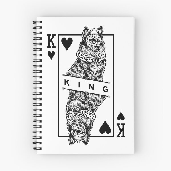 Item preview, Mudi Blue Merle King Of Hearts Funny Dog Lover Pop Art designed and sold by GrandeDuc.