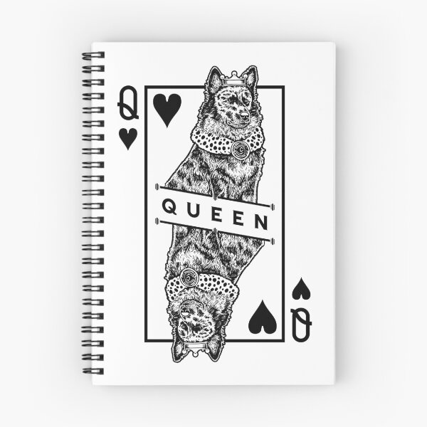 Item preview, Mudi Blue Merle Queen Of Hearts Funny Dog Lover Pop Art designed and sold by GrandeDuc.