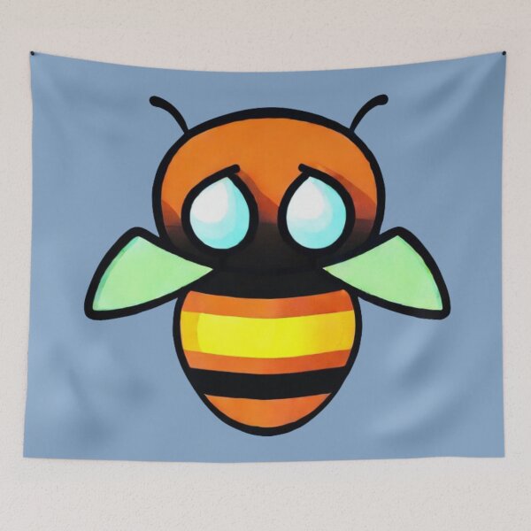 Item preview, The sad bee designed and sold by The Iconic Minimalist.
