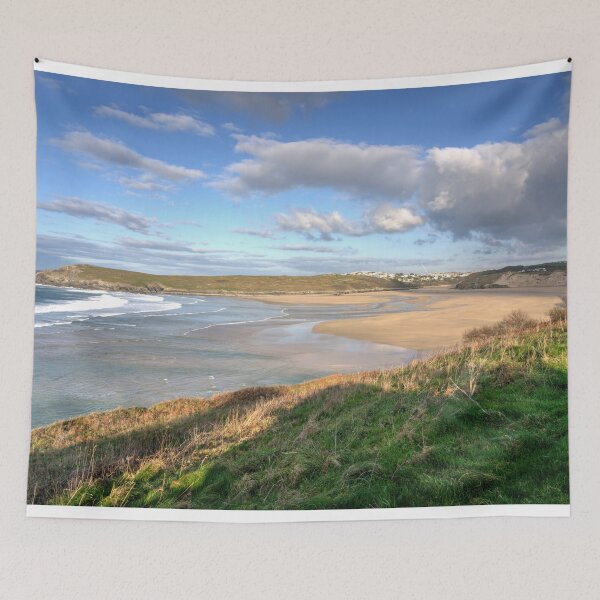 Item preview, Crantock beach seascape  designed and sold by hawkie.