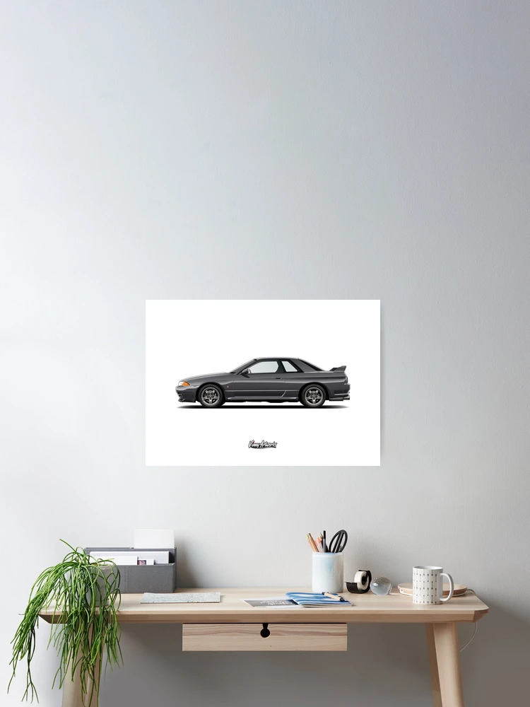 Thumbnail 2 of 3, Poster, GT-R R32 designed and sold by VinnyArtworks.