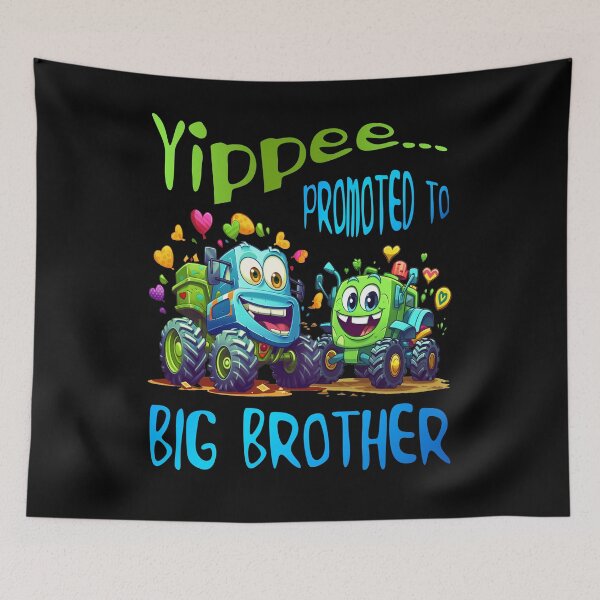 Item preview, Big brother tractor and dump truck - I'm going to be a brother designed and sold by Shirt-Designs.
