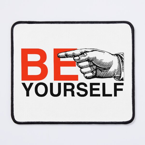 Item preview, Mental strength, self-confidence, be yourself, patterns designed and sold by Mauswohn.