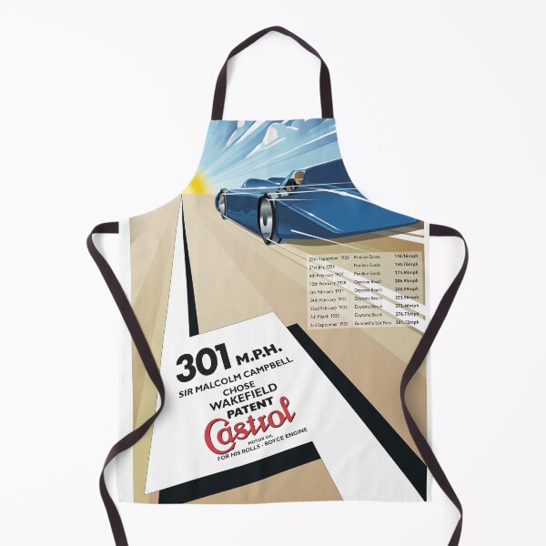 Item preview, Sir Malcolm Campbell - world speed record on land 1935 designed and sold by CanterburyArt.