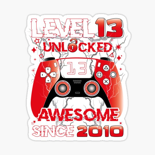 LEVEL 13 UNLOCKED OFFICIAL TEENAGER: Lined Journal Notebook For Girls &  boyes Who Are 13 Years Old, 13 th Birthday Gift, Funny Video Gamer Birthday