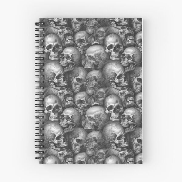 Item preview, A of Pile of skulls pencil drawn designed and sold by MAF_Merch.