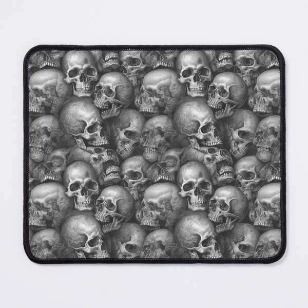 Item preview, A of Pile of skulls pencil drawn designed and sold by MAF_Merch.