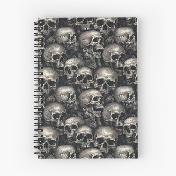 Item preview, A of Pile of skulls pencil drawn designed and sold by MAF_Merch.