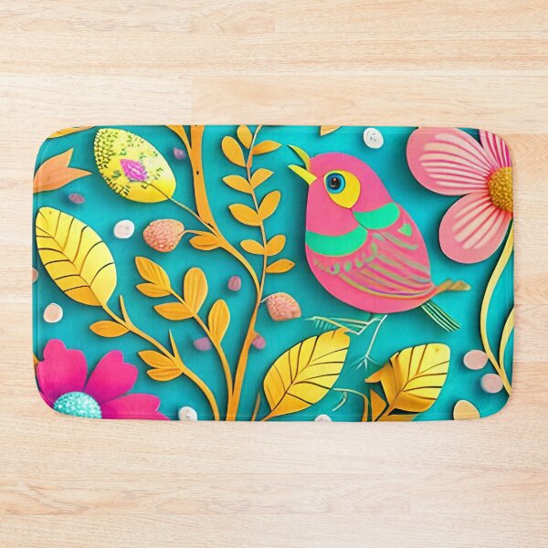 Item preview, Do it yourself style: Birdy in the Cyan Field designed and sold by JoanNinjaHen.