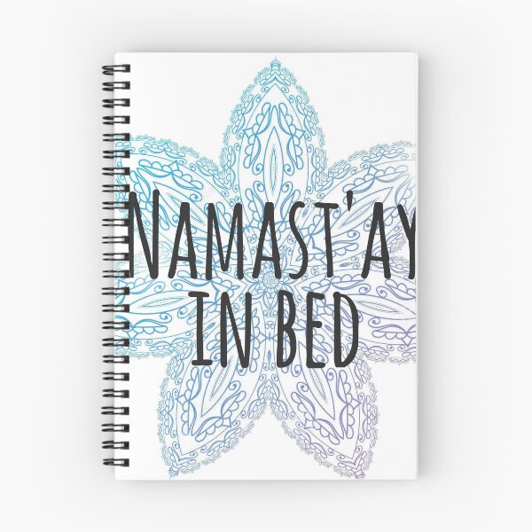 Item preview, Namast'ay in Bed designed and sold by KatieBelmont.
