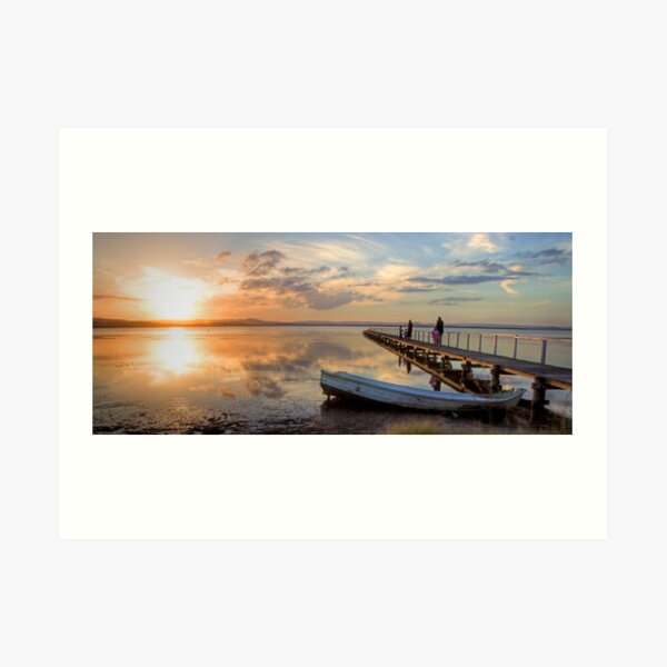Long Jetty Sunset Art Print
