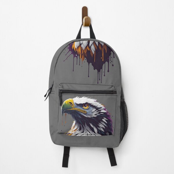 Item preview, Epic Bald Eagle Head Portrait with Dripping Paint designed and sold by AndyNgn.