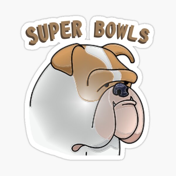 Super Bowls | Pet Dog Bowls Sticker